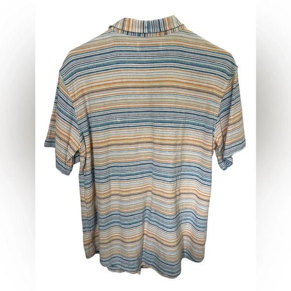 Linen stripe button down skirt XL - Picture 2 of 4